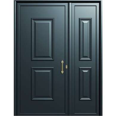 θωρακισμενη πορτα ασφαλειας με επενδυση αλουμινιου---doors4home.gr